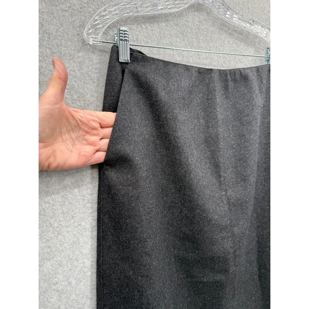 Ralph Lauren RL‎ Charcoal Wool Tailored Pencil Skirt Women Size 8 NWT Fall 2006